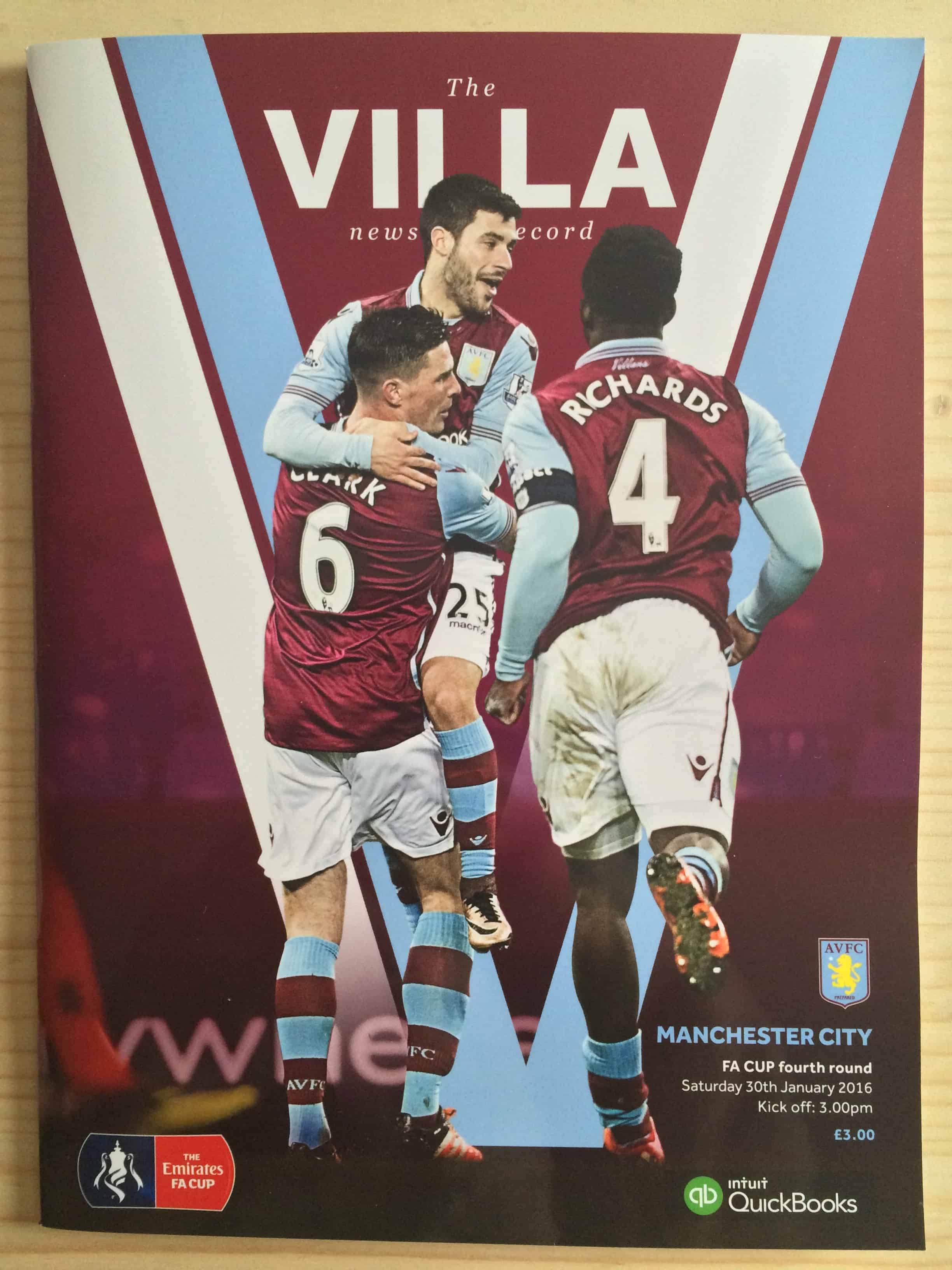 Aston Villa FC v Manchester City FC